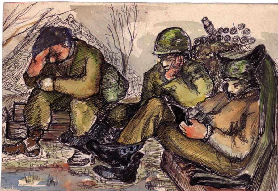 Resting Soldiers